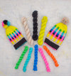 Colourbar Hat yarn kit  •  3x 50g Rad DK half skeins & 5x 20g minis